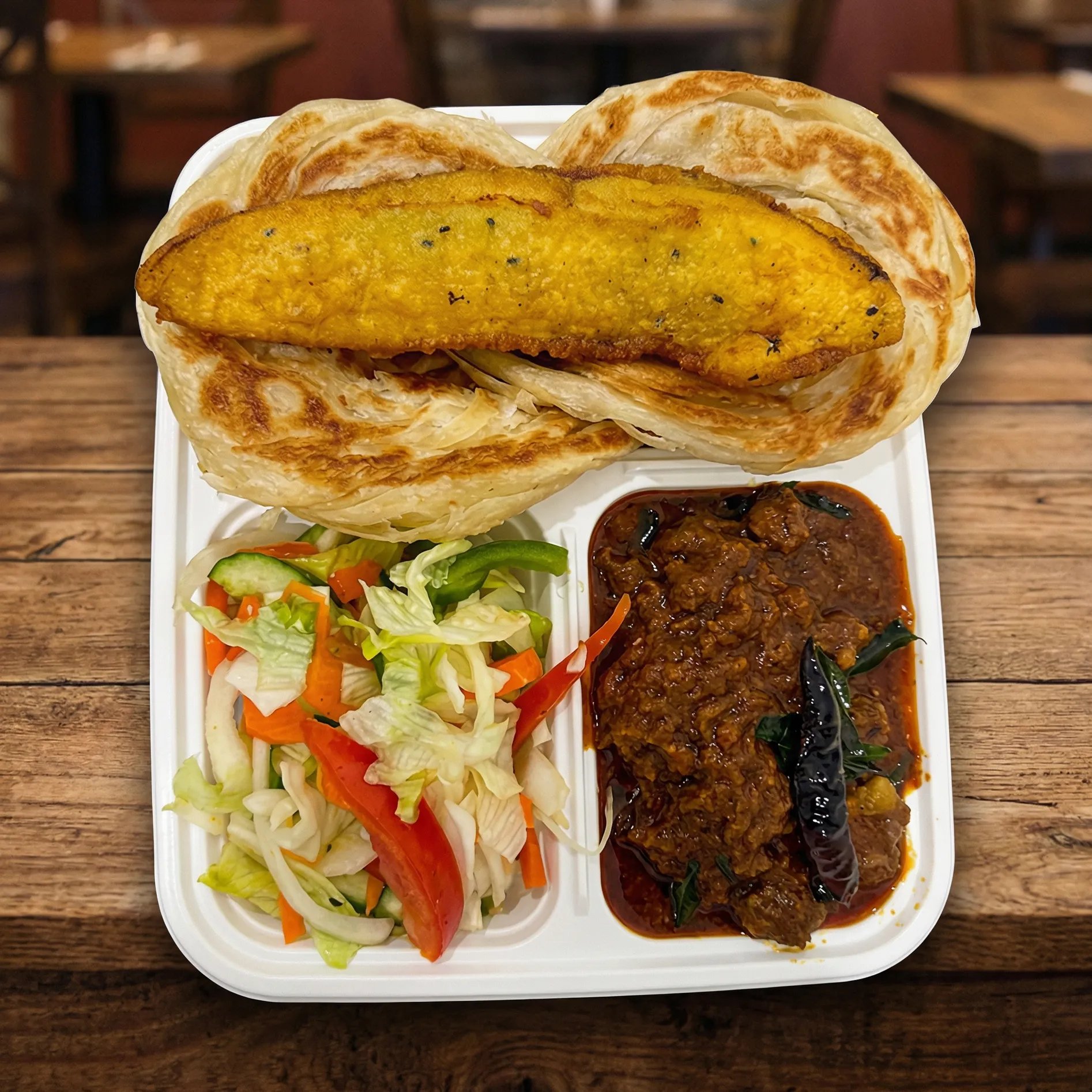 Delicious Kerala appetizers at Chilli Flakes London