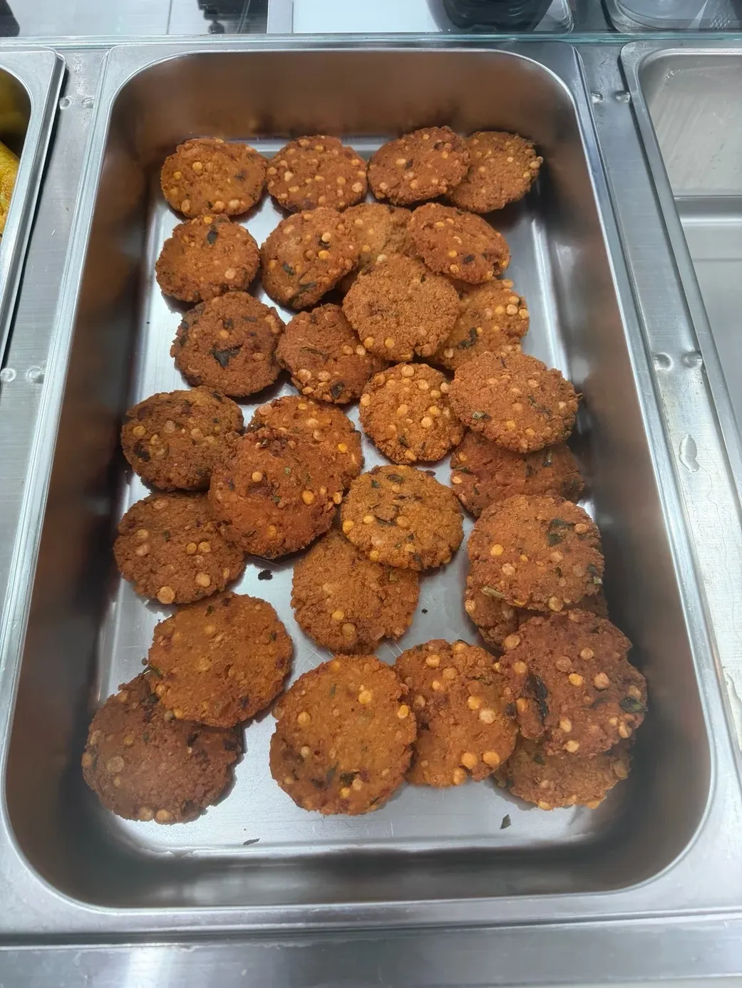 Parippuvada - Kerala lentil fritters at Chilli Flakes London Ontario